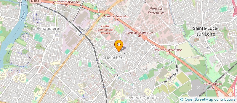 localisation de l'entreprise MONSIEUR NICOLAS BRUGNON à NANTES