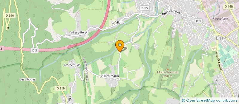 localisation de l'entreprise MONSIEUR NICOLAS BRUN  LA MOTTE-SERVOLEX