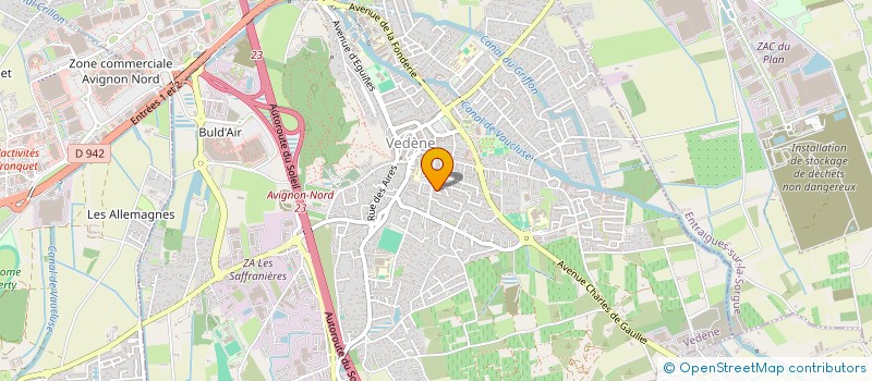 localisation de l'entreprise MONSIEUR NICOLAS BRUN  VEDENE