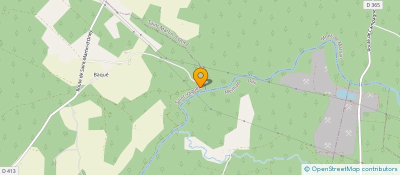 localisation de l'entreprise MONSIEUR NICOLAS BRUN  SAINT-YAGUEN