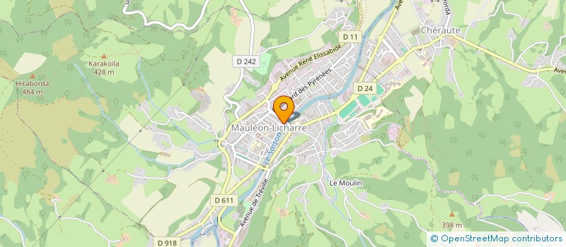 localisation de l'entreprise MONSIEUR NICOLAS BRUN à MAULEON-LICHARRE