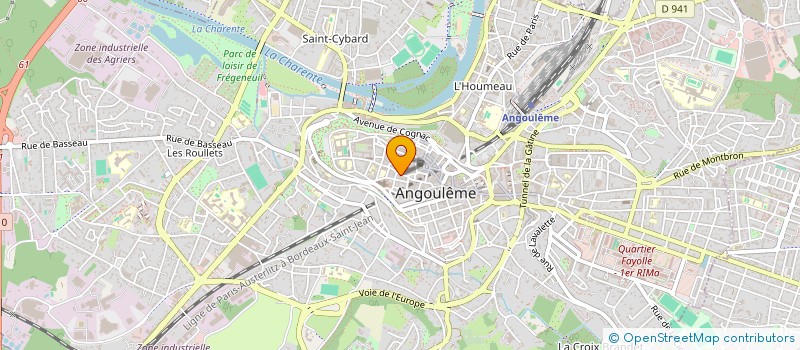 localisation de l'entreprise MONSIEUR NICOLAS BRUNEAU à ANGOULEME