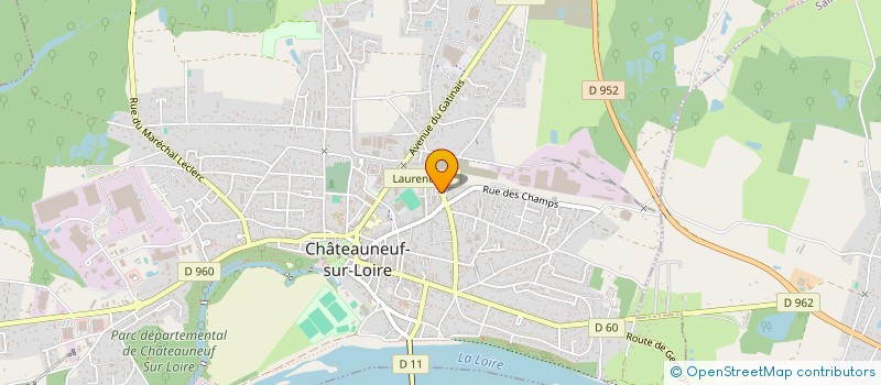 localisation de l'entreprise MONSIEUR NICOLAS BRUNEAU à CHATEAUNEUF-SUR-LOIRE