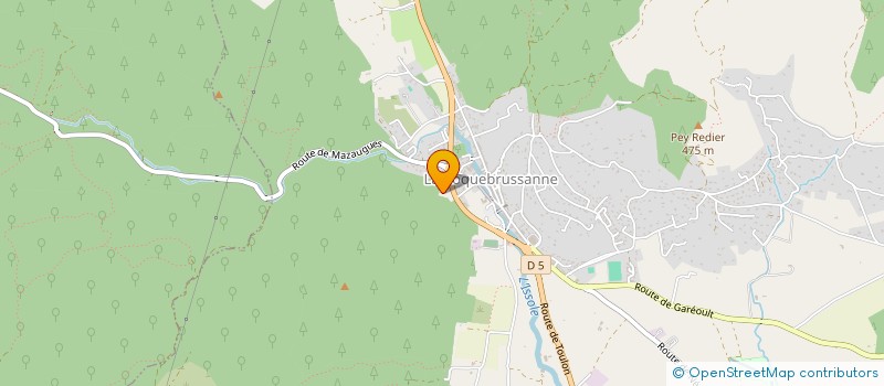 localisation de l'entreprise MONSIEUR NICOLAS BRUNEL  LA ROQUEBRUSSANNE