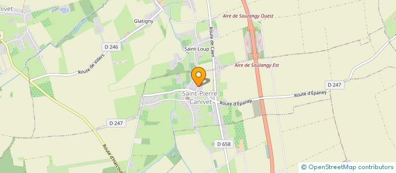 localisation de l'entreprise MONSIEUR NICOLAS BRUNET  SAINT-PIERRE-CANIVET