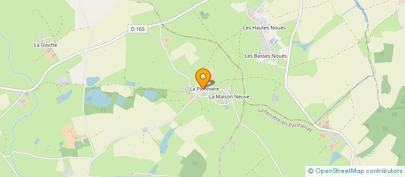 localisation de l'entreprise MONSIEUR NICOLAS BRUNET  PARTHENAY