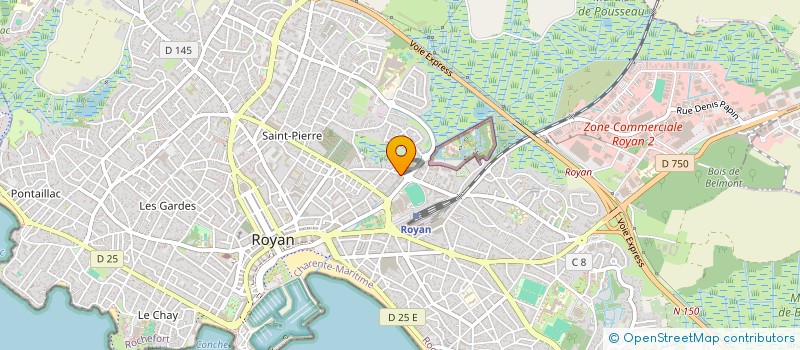 localisation de l'entreprise MONSIEUR NICOLAS BRUNET  ROYAN