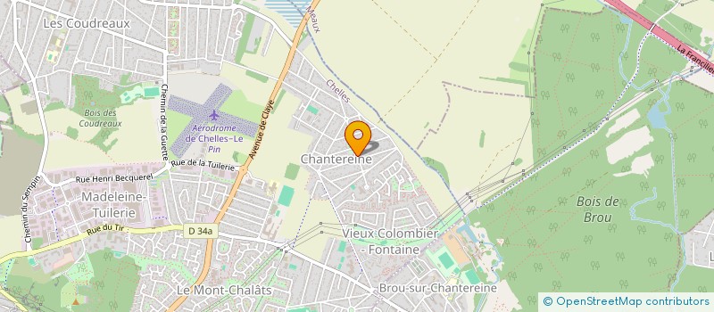 localisation de l'entreprise MONSIEUR NICOLAS BRUNET  CHELLES