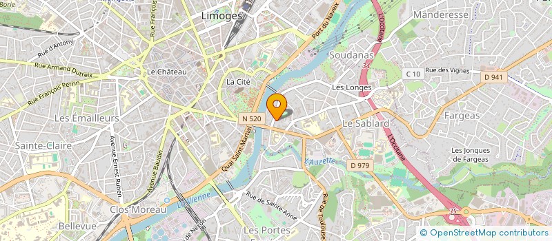 localisation de l'entreprise MONSIEUR NICOLAS BRUNOT à LIMOGES