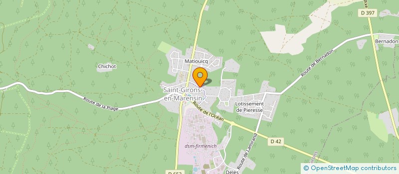 localisation de l'entreprise MONSIEUR NICOLAS BRUTAILS  VIELLE-SAINT-GIRONS