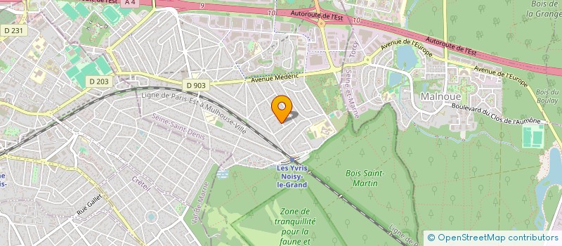 localisation de l'entreprise MONSIEUR NICOLAS BUARD  NOISY-LE-GRAND