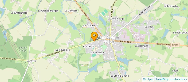 localisation de l'entreprise MONSIEUR NICOLAS BUATOIS  SAINT-GERMAIN-DU-BOIS