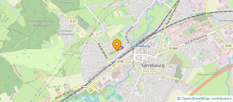 localisation de l'entreprise MONSIEUR NICOLAS BUCQUOY à SARREBOURG