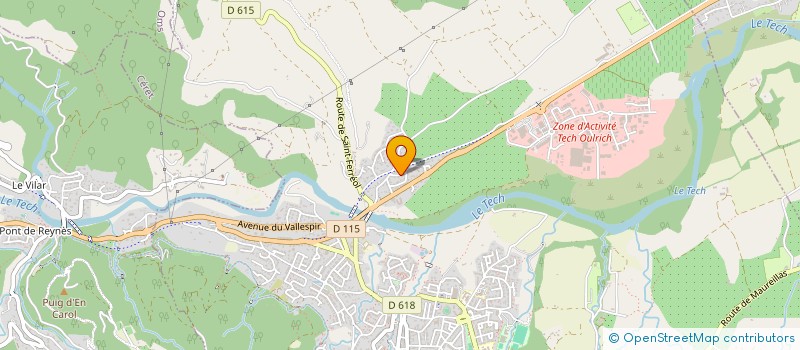 localisation de l'entreprise MONSIEUR NICOLAS BUISSON à CERET