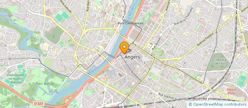 localisation de l'entreprise MONSIEUR NICOLAS BULARD  ANGERS