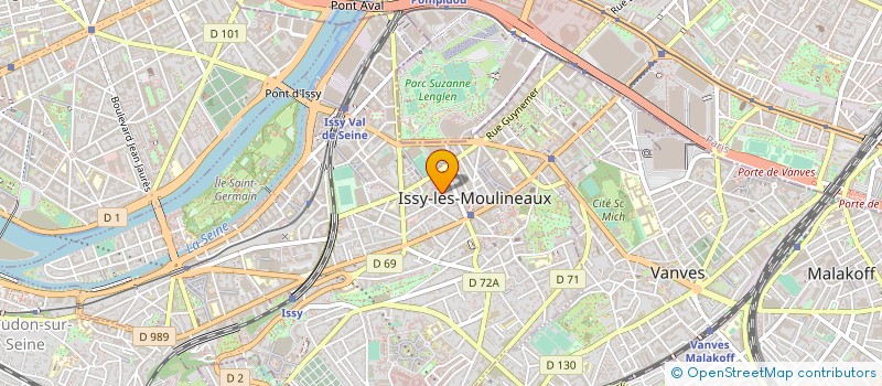 localisation de l'entreprise MONSIEUR NICOLAS BULLIER à ISSY-LES-MOULINEAUX
