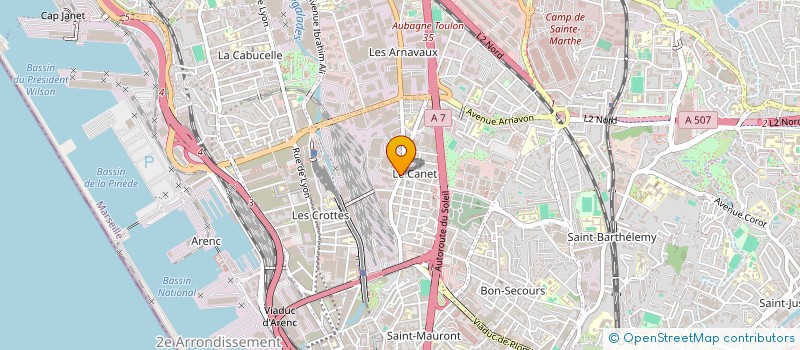 localisation de l'entreprise MONSIEUR NICOLAS BUMBAR  MARSEILLE