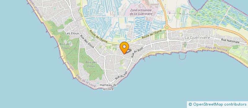 localisation de l'entreprise MONSIEUR NICOLAS BUREAU  GUERINIERE (LA)