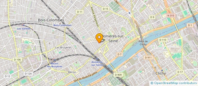 localisation de l'entreprise MONSIEUR NICOLAS BURET à ASNIERES-SUR-SEINE