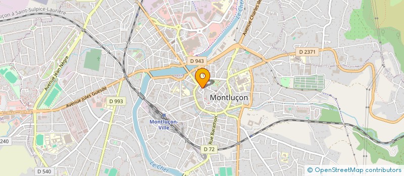 localisation de l'entreprise MONSIEUR NICOLAS BURG à MONTLUCON