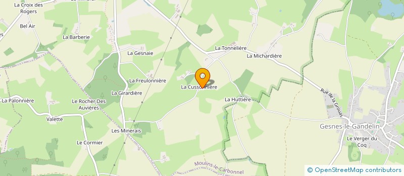 localisation de l'entreprise MONSIEUR NICOLAS BURIN  MOULINS LE CARBONNEL