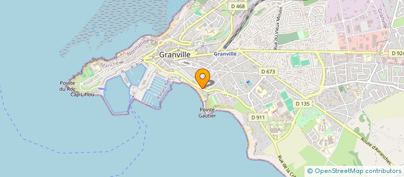 localisation de l'entreprise MONSIEUR NICOLAS BURNEL  GRANVILLE