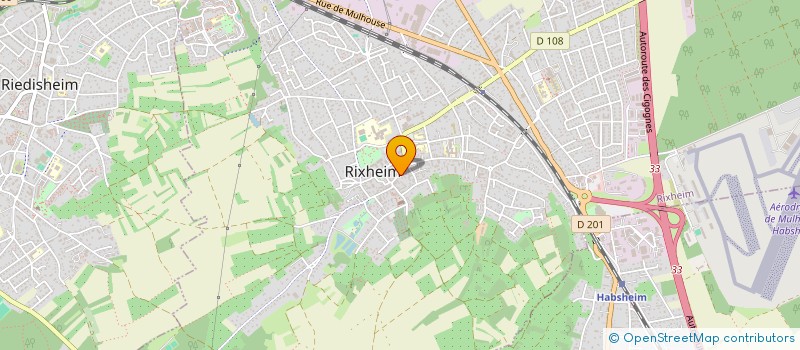 localisation de l'entreprise MONSIEUR NICOLAS BURRER  RIXHEIM