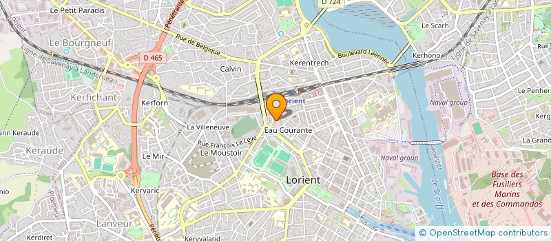 localisation de l'entreprise MONSIEUR NICOLAS BUSQUET  LORIENT