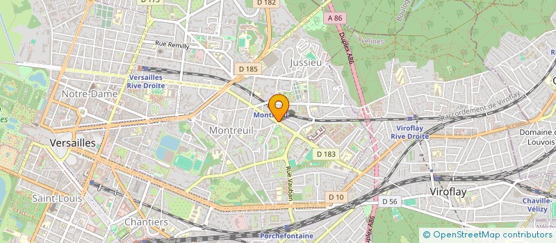 localisation de l'entreprise MONSIEUR NICOLAS BUSQUET DE CAUMONT à VERSAILLES
