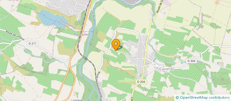 localisation de l'entreprise MONSIEUR NICOLAS BUSTOS  CAVANAC