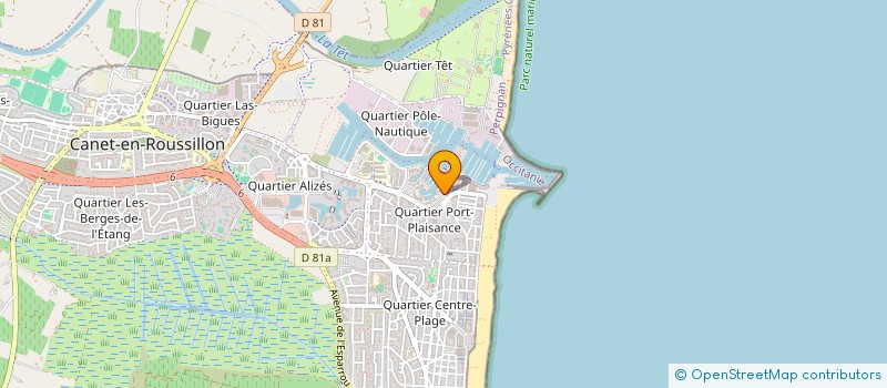 localisation de l'entreprise MONSIEUR NICOLAS CABANIS  CANET-EN-ROUSSILLON