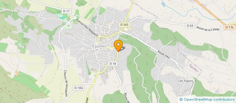 localisation de l'entreprise MONSIEUR NICOLAS CABARDOS à EGUILLES