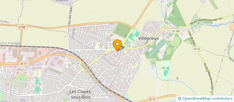 localisation de l'entreprise MONSIEUR NICOLAS CADART à VILLEPREUX