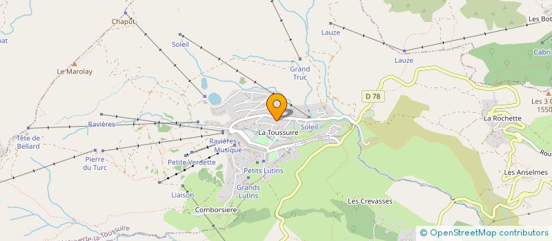 localisation de l'entreprise MONSIEUR NICOLAS CADET  FONTCOUVERTE-LA TOUSSUIRE