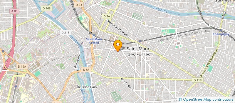 localisation de l'entreprise MONSIEUR NICOLAS CAETANO  SAINT-MAUR-DES-FOSSES