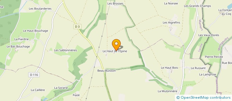 localisation de l'entreprise MONSIEUR NICOLAS CAILLARD D AILLIERES  MAMERS