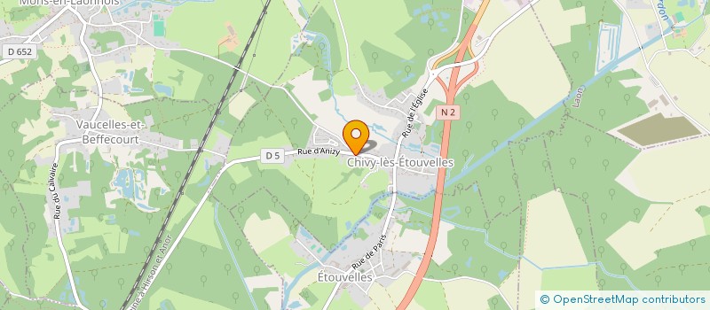 localisation de l'entreprise MONSIEUR NICOLAS CAILLE  CHAILLEVOIS