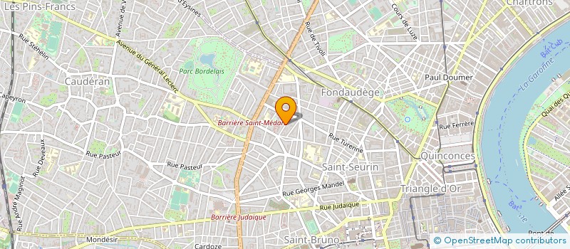 localisation de l'entreprise MONSIEUR NICOLAS CAILLE à BORDEAUX
