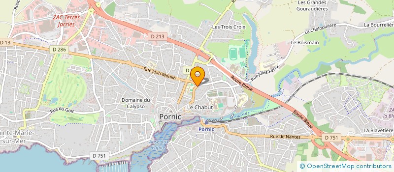 localisation de l'entreprise MONSIEUR NICOLAS CAILLET  PORNIC