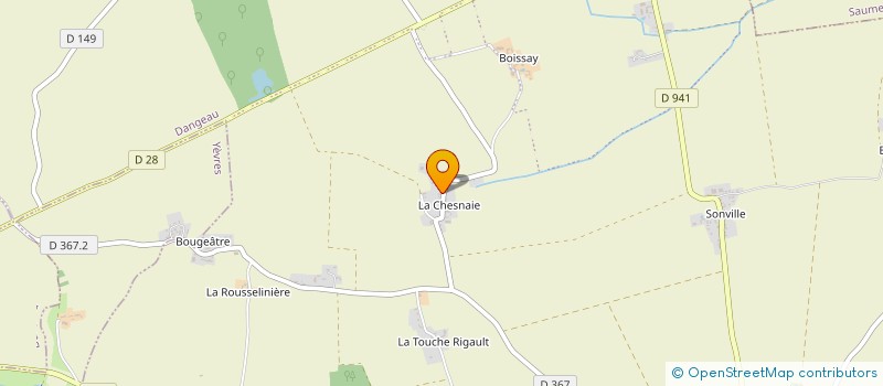 localisation de l'entreprise MONSIEUR NICOLAS CAJET à DANGEAU