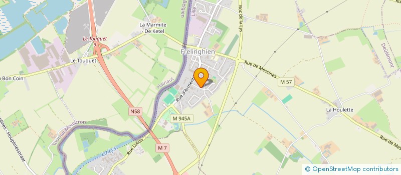 localisation de l'entreprise MONSIEUR NICOLAS CALAIS  FRELINGHIEN