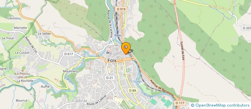 localisation de l'entreprise MONSIEUR NICOLAS CALLES à FOIX