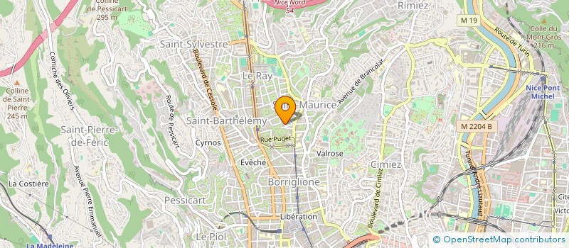 localisation de l'entreprise MONSIEUR NICOLAS CALLUAUD à NICE