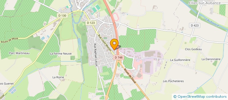 localisation de l'entreprise MONSIEUR NICOLAS CALMUS à BRISSAC LOIRE AUBANCE