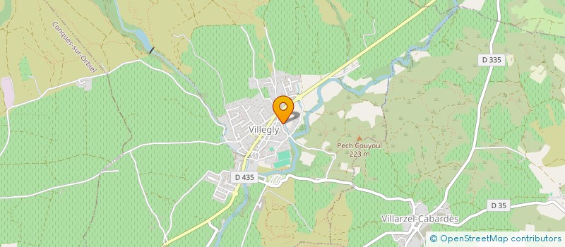 localisation de l'entreprise MONSIEUR NICOLAS CALVAIRAC  VILLEGLY