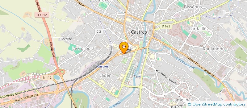 localisation de l'entreprise MONSIEUR NICOLAS CALVEL  CASTRES