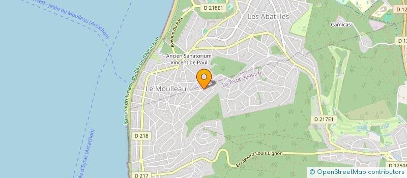 localisation de l'entreprise MONSIEUR NICOLAS CALVO à LA TESTE-DE-BUCH