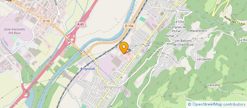 localisation de l'entreprise MONSIEUR NICOLAS CAMPILLO  FROGES