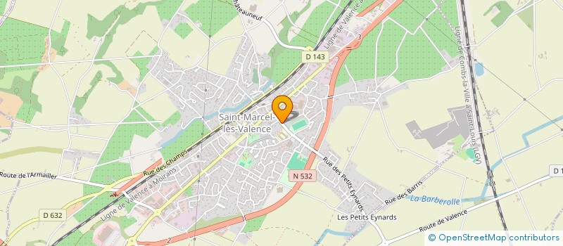 localisation de l'entreprise MONSIEUR NICOLAS CAMPODONICO-GRANDJEAN  SAINT-MARCEL-LES-VALENCE