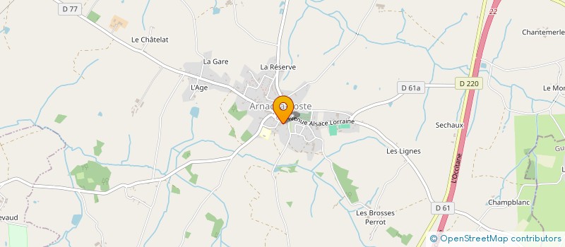 localisation de l'entreprise MONSIEUR NICOLAS CAMUS à ARNAC-LA-POSTE